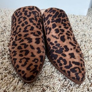 LOFT Outlet Leopard Mules